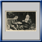 Valentin Bulgakov mit Leo Tolstoi